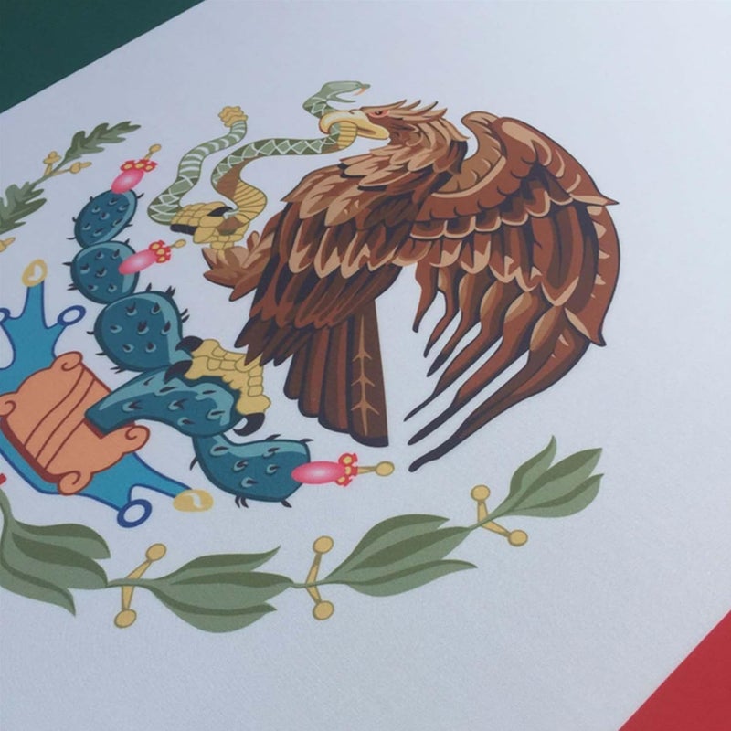 TSY TOOL Mexico Car Hood Cover, Flag 4x5ft Car Bonnet Banner, Universal Fit, Elastic Polyester, Stretchable, Patriotic Automotive Hood Covers, Mexicans Patriot Gifts - Image 4